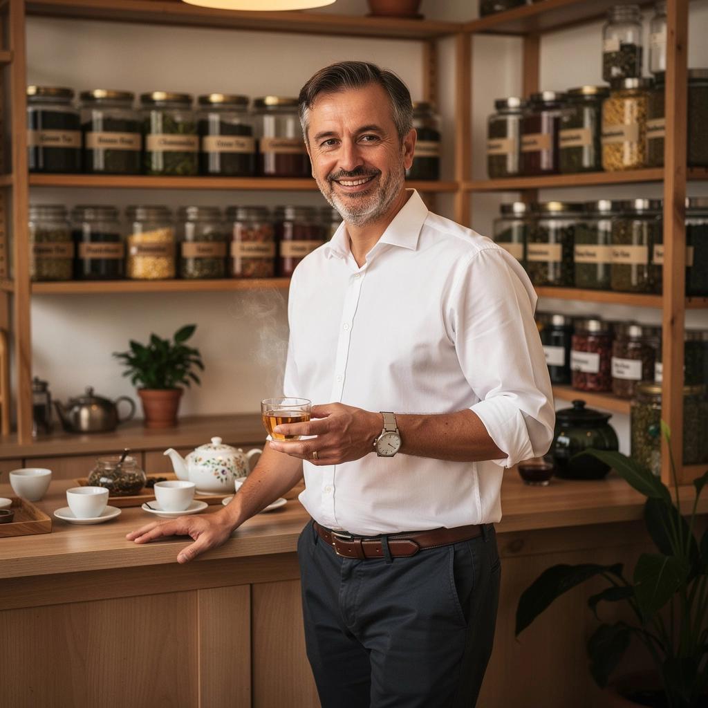 Friss zöld tea levél egy csésze mellett, amely a vérnyomás csökkentésére szolgál.